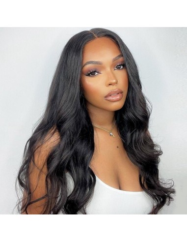 Voorgesneden voorkant 13x4 "Body Wave Dark Brown" Ready-to-Wear " Voir les baskets