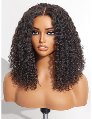 WIG 6x6 Kinky Loop -pruik - 150% Dichtheid - Natuurlijk krullend haar Par le système avancé 